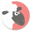 Logo of Baah Box (an happy sheep)